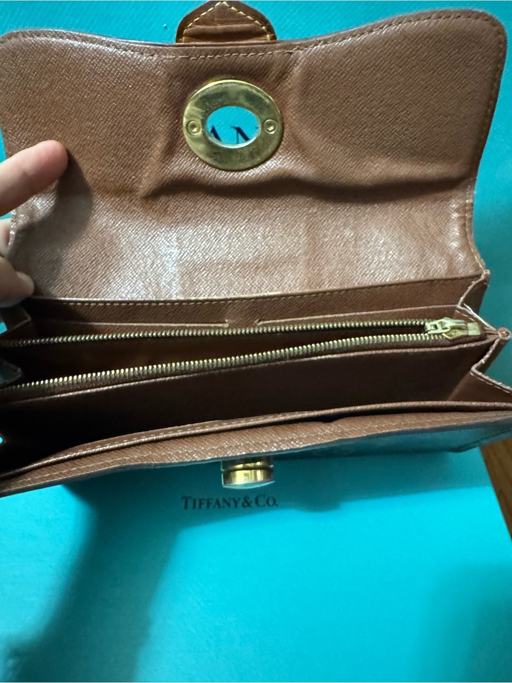 Louis Vuitton Monogram Canvas Wallet Clutch in Brown - Picture 9 of 16